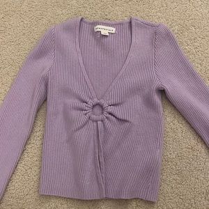Purple sweater